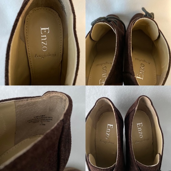 Enzo Angiolini Size 7 1/2M Brown Ankle Bootie. - Picture 5 of 8